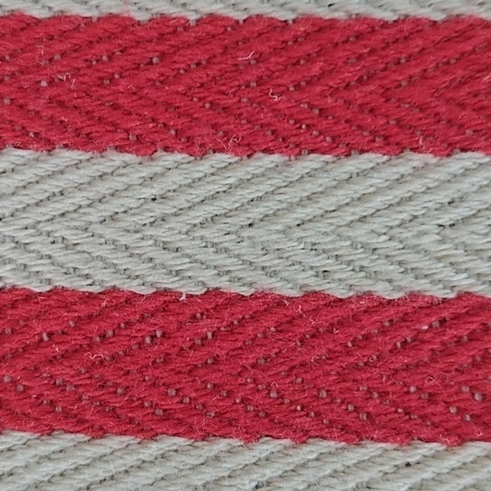 Mudo Accessories Portfolio Envelope Bag Clutch Crossbody Red and White Stripe - Picture 9 of 12